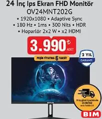 ONVO OV24MNT202G 24 İNÇ IPS EKRAN FHD MONİTÖR indirimli fiyat ONVO OV24MNT202G 24 İNÇ IPS EKRAN FHD MONİTÖR fiyat ve kampanya bilgisi